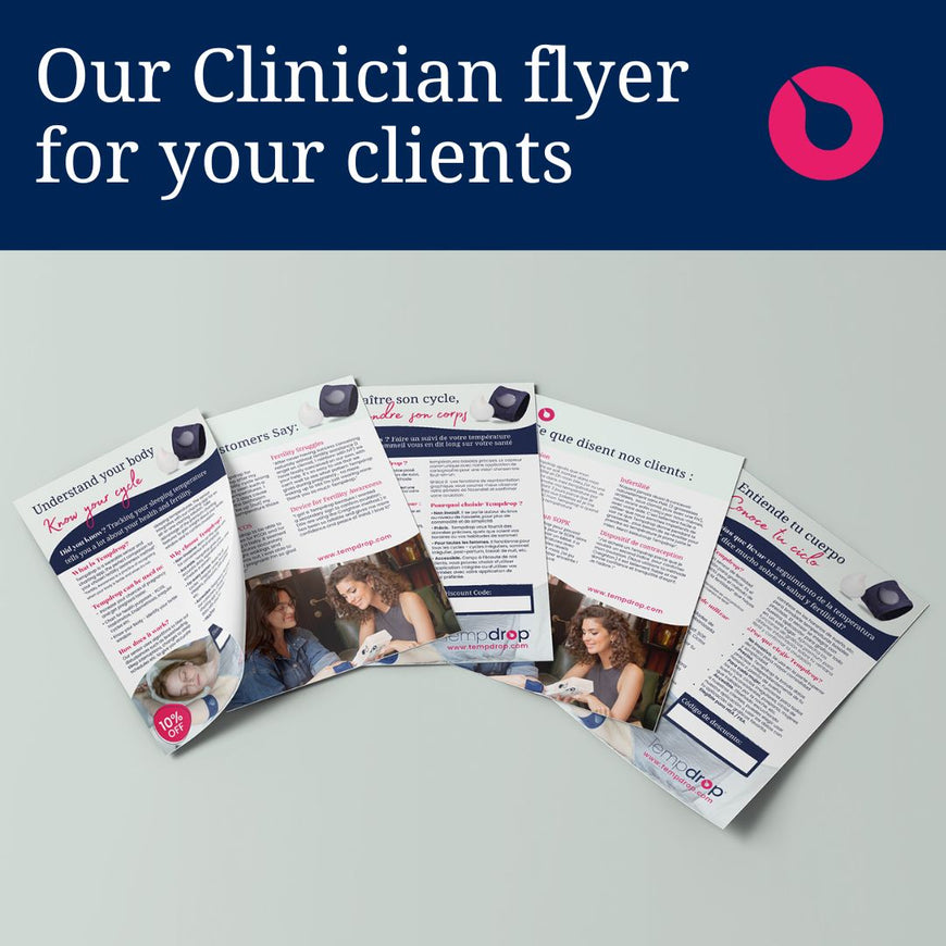 Download our Clinician flyer for your clients.