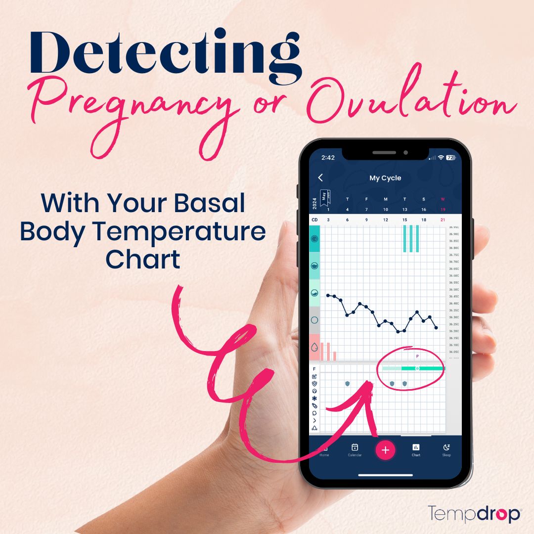 woman looking at an ovulation stick or at a pregnancy test