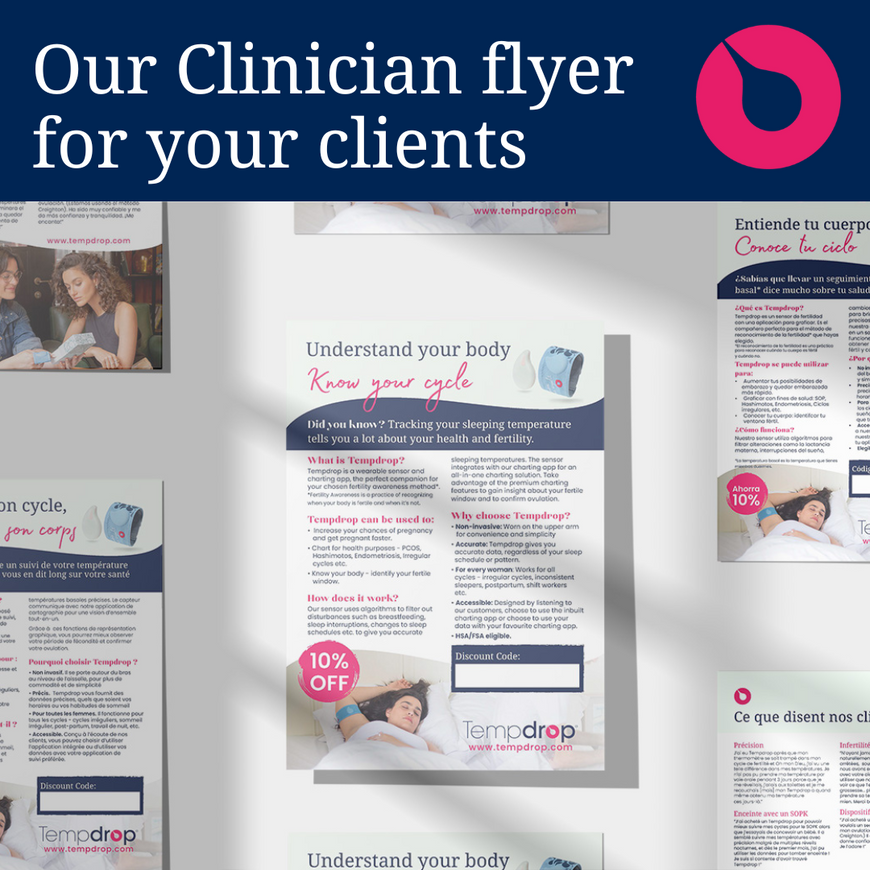 Download our Clinician flyer for your clients.